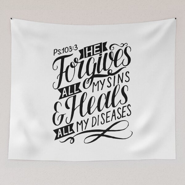 Item preview, Psalm 103:3 He Forgives All My Sins And Heals All My Diseases designed and sold by ProjectX23.