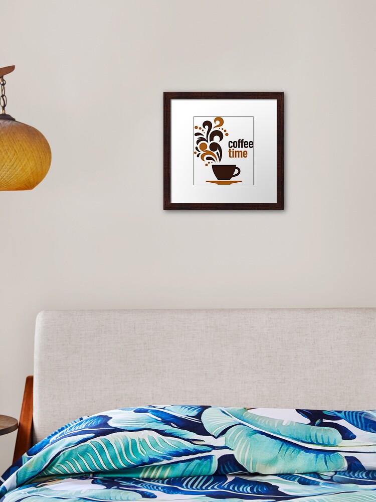 coffee time coffee lover coffee mug,coffee shop accessories and materials  Art Board Print for Sale by elbakr