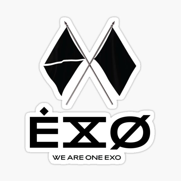 x exo sticker for sale by nurfzr redbubble