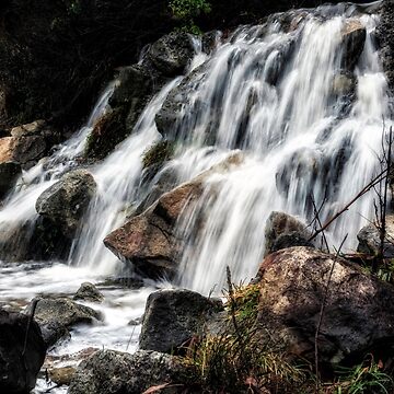 Artwork thumbnail, Nelsons Beach Waterfall feb 2018 by Rainphotography