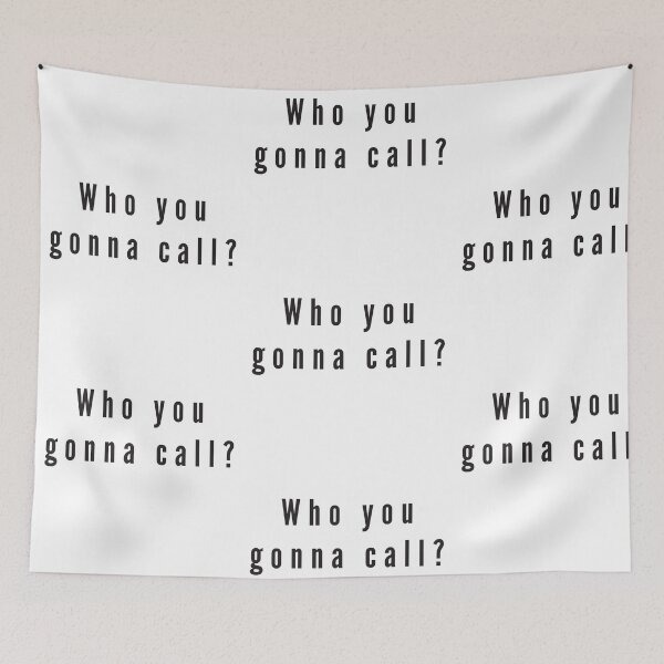 Item preview, Who you gonna call? Ghostbusters designed and sold by Mona Bijjani.