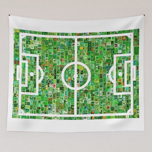 Item preview, Soccer Stamps Field designed and sold by RubenBer Art.