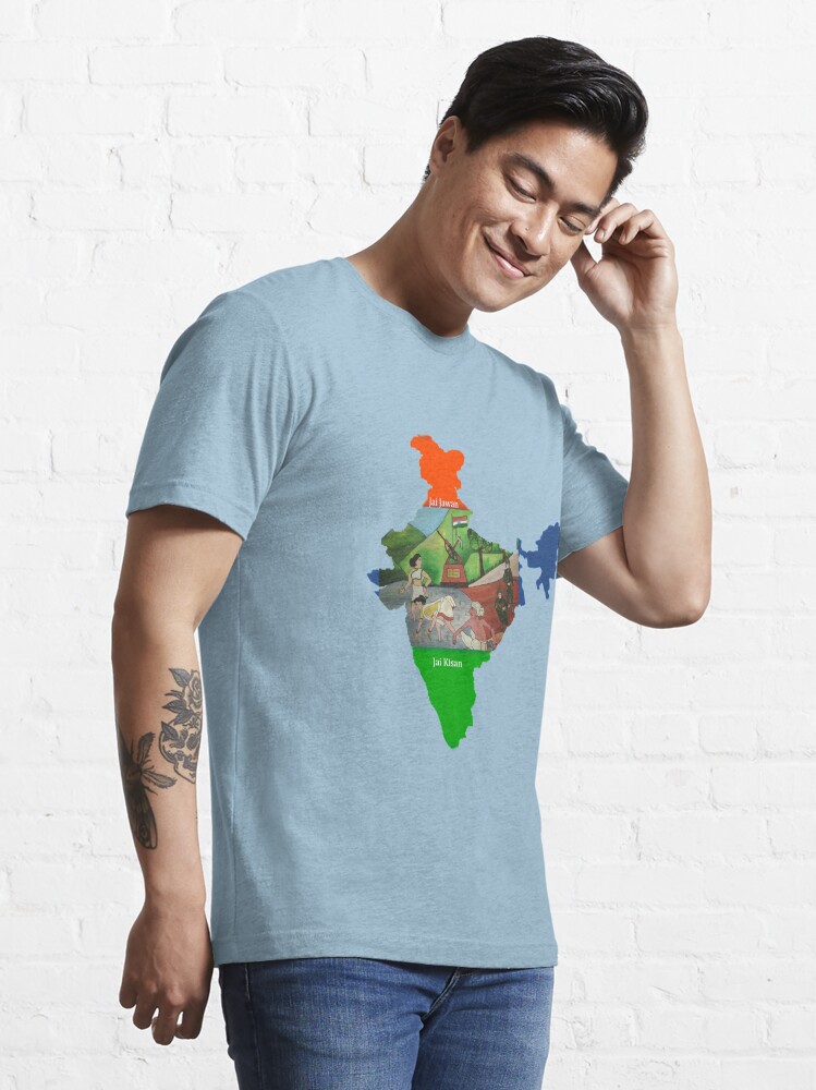 kisan andolan t shirt