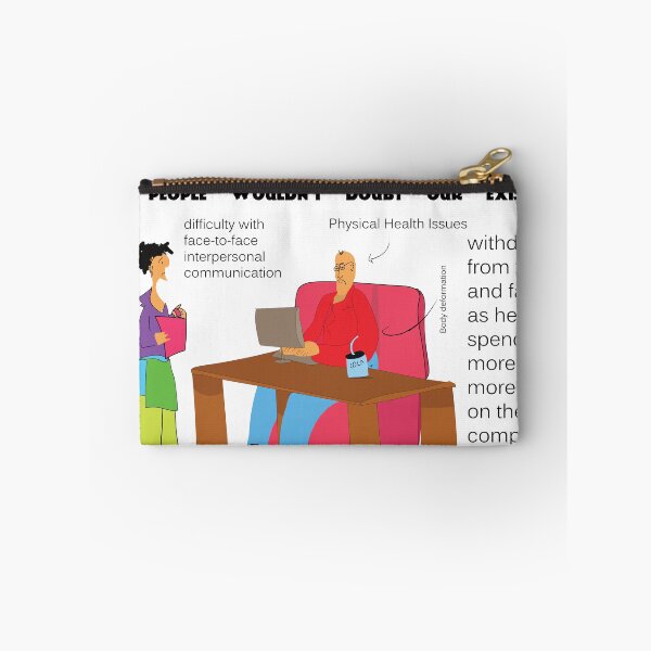 Item preview, Negative Effects of Computer Addiction poster |social awareness poster designed and sold by KARTICK DUTTA.