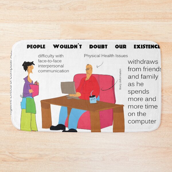 Item preview, Negative Effects of Computer Addiction poster |social awareness poster designed and sold by KARTICK DUTTA.
