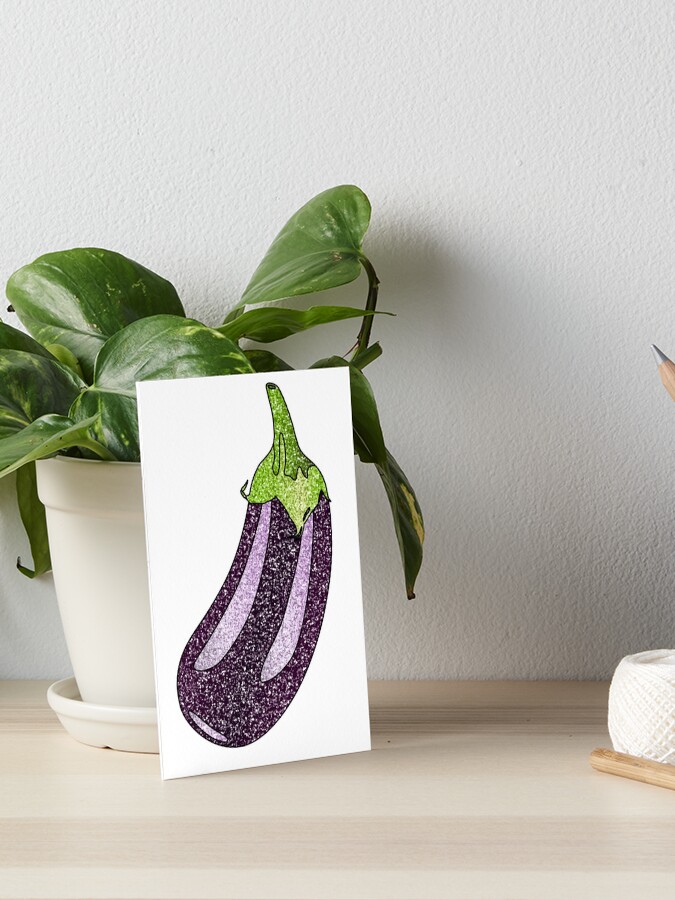 Eggplant and Peach Art Board Print for Sale by ValentinaHramov