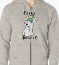 merry dogmas Zipped Hoodie