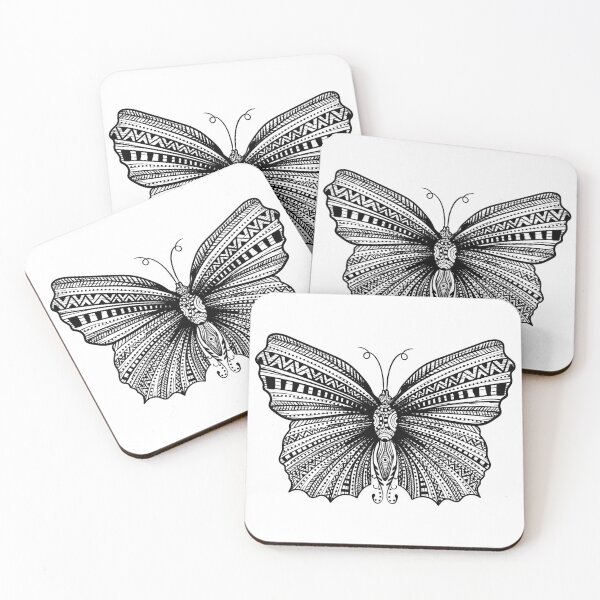 Artikelvorschau, Schmetterling Mandala. entworfen und verkauft von emphatic.