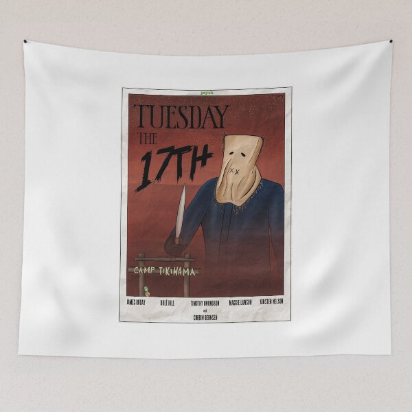 Item preview, Psych Tuesday the 17th Movie Poster designed and sold by october-studios.