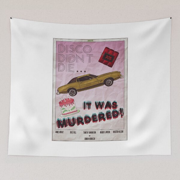 Item preview, Psych Disco Didn't Die... It Was Murdered! Movie Poster designed and sold by october-studios.