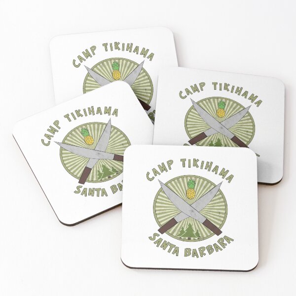 Item preview, Psych Camp Tikihama (Black Outline) designed and sold by october-studios.