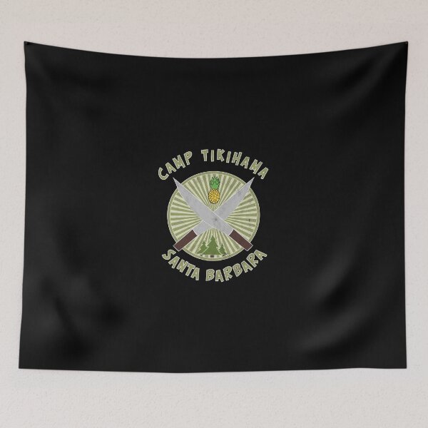 Item preview, Psych Camp Tikihama (White Outline) designed and sold by october-studios.