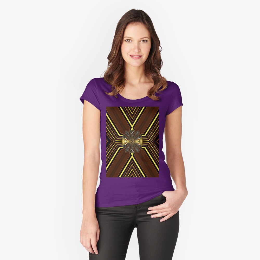 Item preview, Fitted Scoop T-Shirt designed and sold by vkdezine.