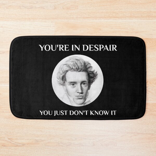 Item preview, Kierkegaard Philosophy Teacher Student Major Philosopher Existentialism Existentialist designed and sold by Creekman Designs.
