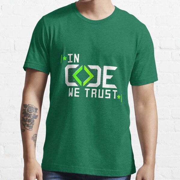 Dans Code We Trust T-shirt essentiel