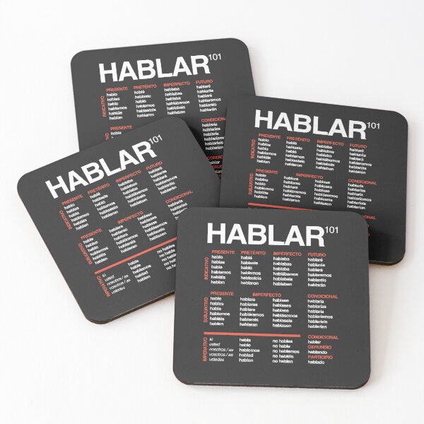 Item preview, Spanish Language 101 - Verb Conjugation - Hablar designed and sold by isstgeschichte.