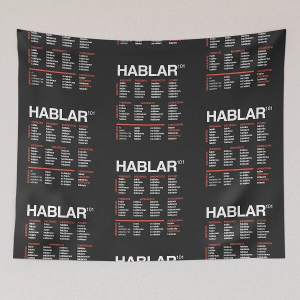 Item preview, Spanish Language 101 - Verb Conjugation - Hablar designed and sold by isstgeschichte.