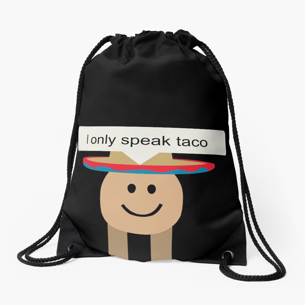 Drawstring Backpack Taco Shoulder Bags