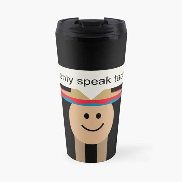 Roblox Noob Meme Travel Mug By Raynana Redbubble - hilarious memes roblox memes 2020