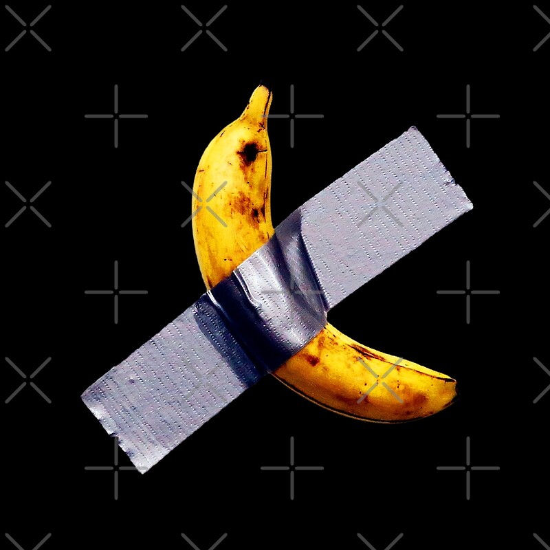 "duct tape banana" by amazart Redbubble