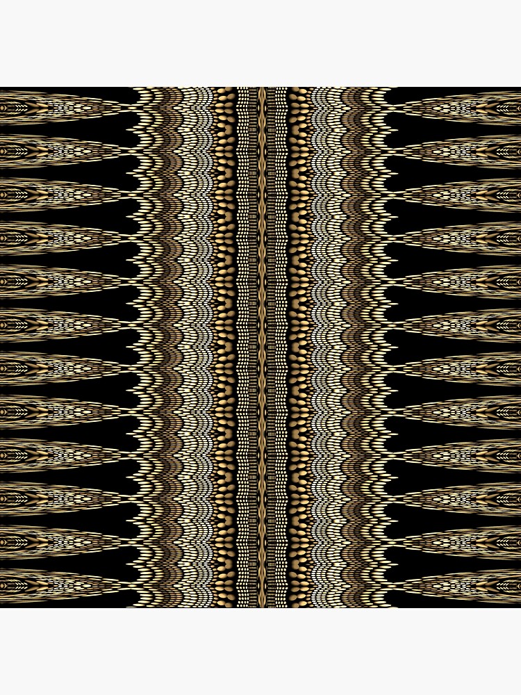 Thumbnail 3 of 3, Sticker, Golden Crochet designed and sold by vkdezine.