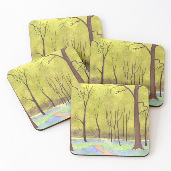 Item preview, Bluebell Woodland designed and sold by jamesknightsart.
