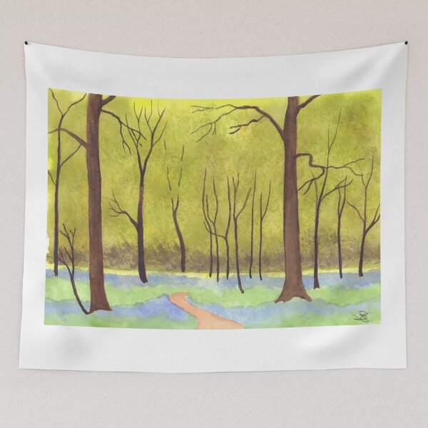 Item preview, Bluebell Woodland designed and sold by jamesknightsart.