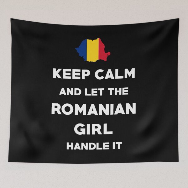 Item preview, Keep Calm and let the Romanian Girl handle it T Shirt  designed and sold by bocua.