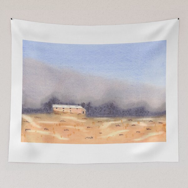 Item preview, Cottage in Winter designed and sold by jamesknightsart.