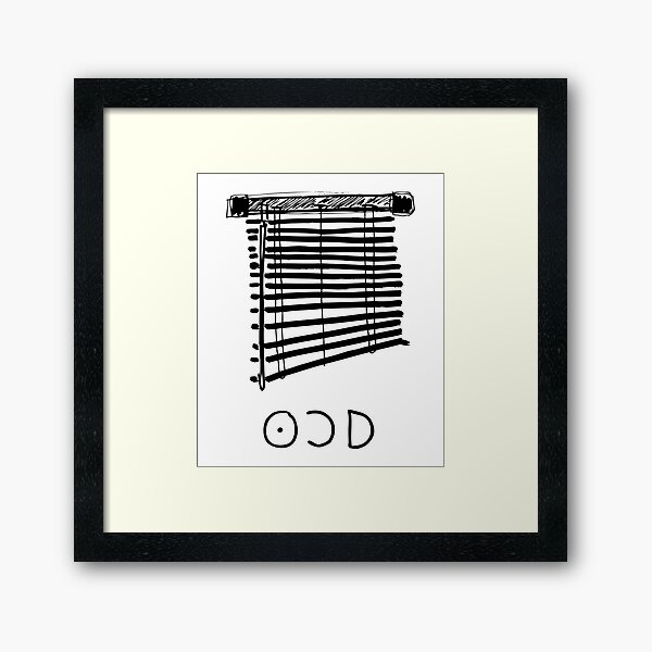 OCD Framed Art Print