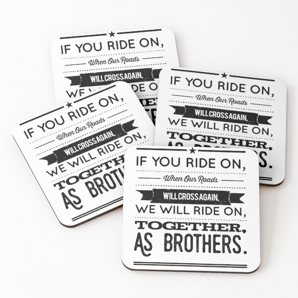 Item preview, If You Ride On When Our Roads Will Cross Again Black Text designed and sold by TWMBDesigns.