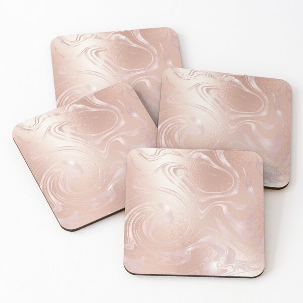 Item preview, Rose Gold Shiny Faux Marble Texture designed and sold by MysticMarble.