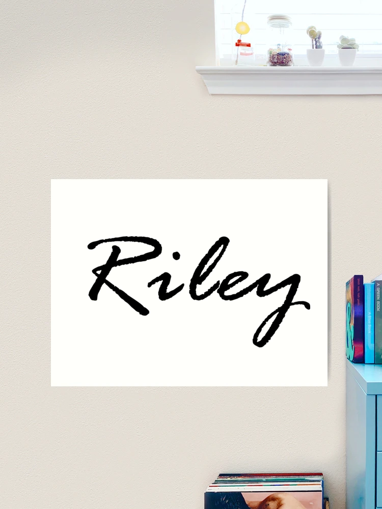 Riley Name Meaning Art Riley Gift Printable Baby Shower 