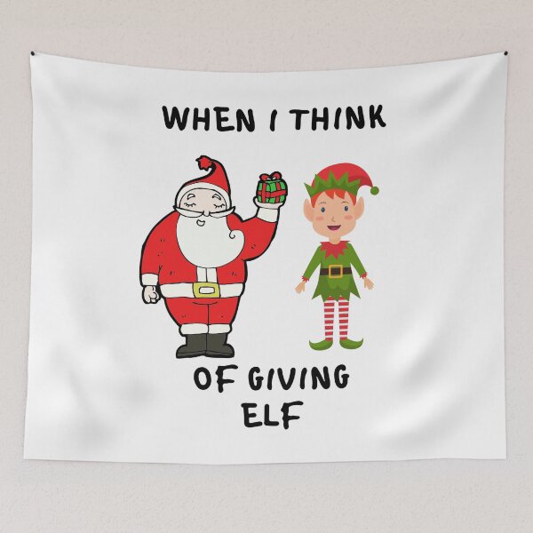 Item preview, when i think of giving elf designed and sold by crack dsg.