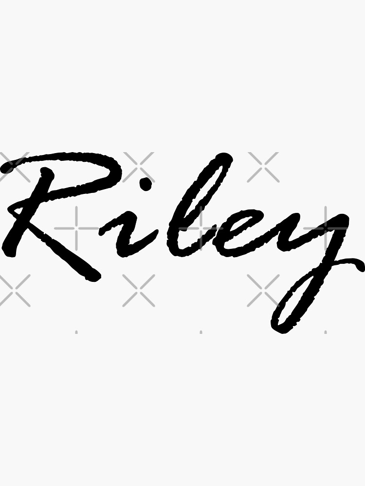 Riley  Sticker for Sale by badinboow