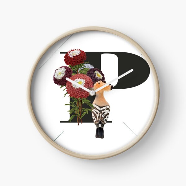 Botanical Alphabet P Uhr