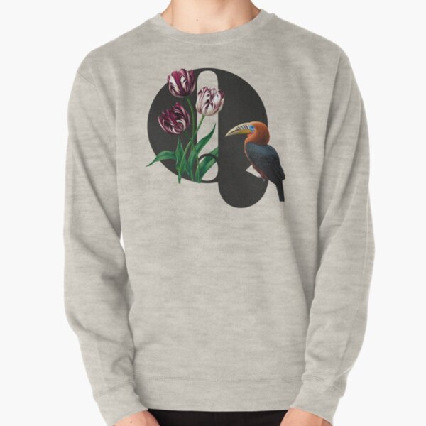 Botanical Alphabet Q Pullover