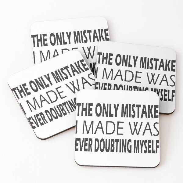 Item preview, Mindhunter - The only mistake I made was ever doubting myself designed and sold by GothMerch.