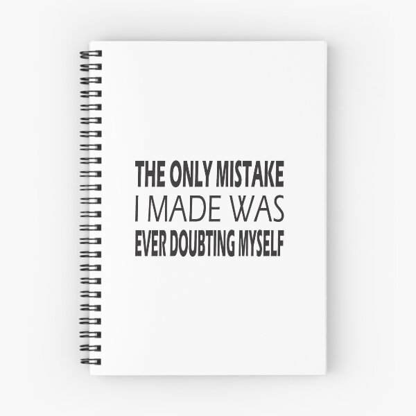 Item preview, Mindhunter - The only mistake I made was ever doubting myself designed and sold by GothMerch.