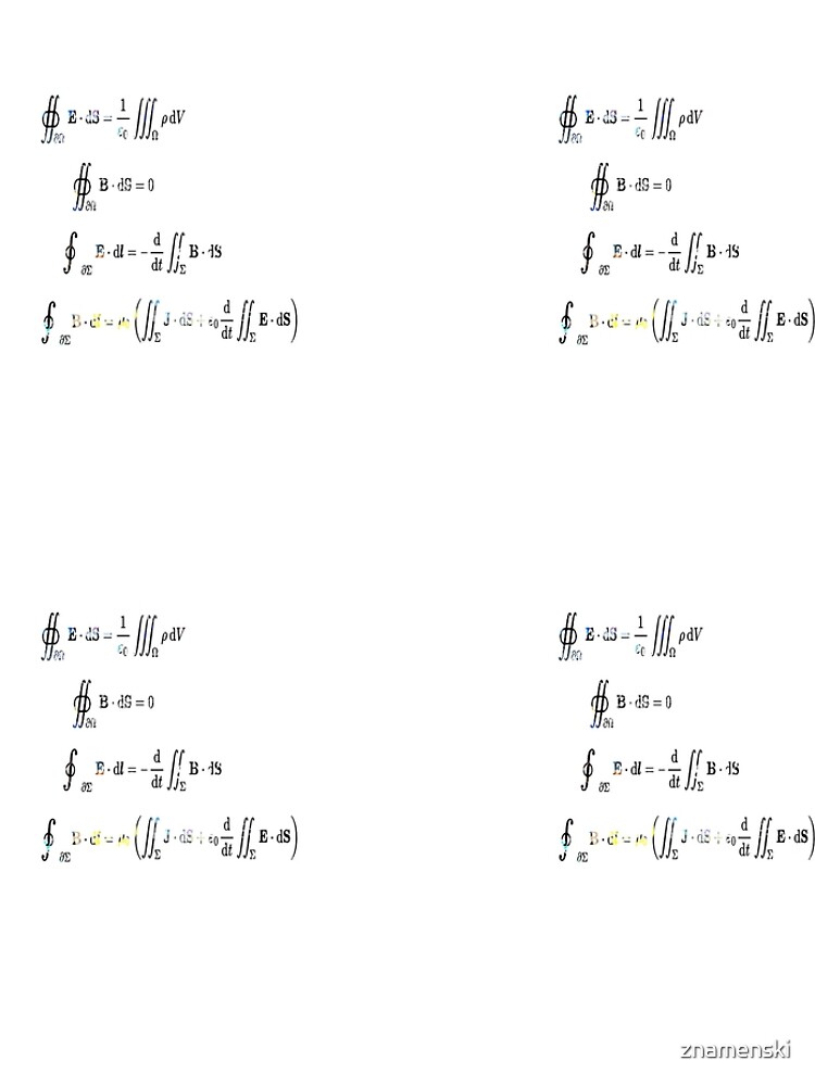 Maxwell's equations are partial differential equations that relate the electric and magnetic fields to each other and to the electric charges and currents by znamenski