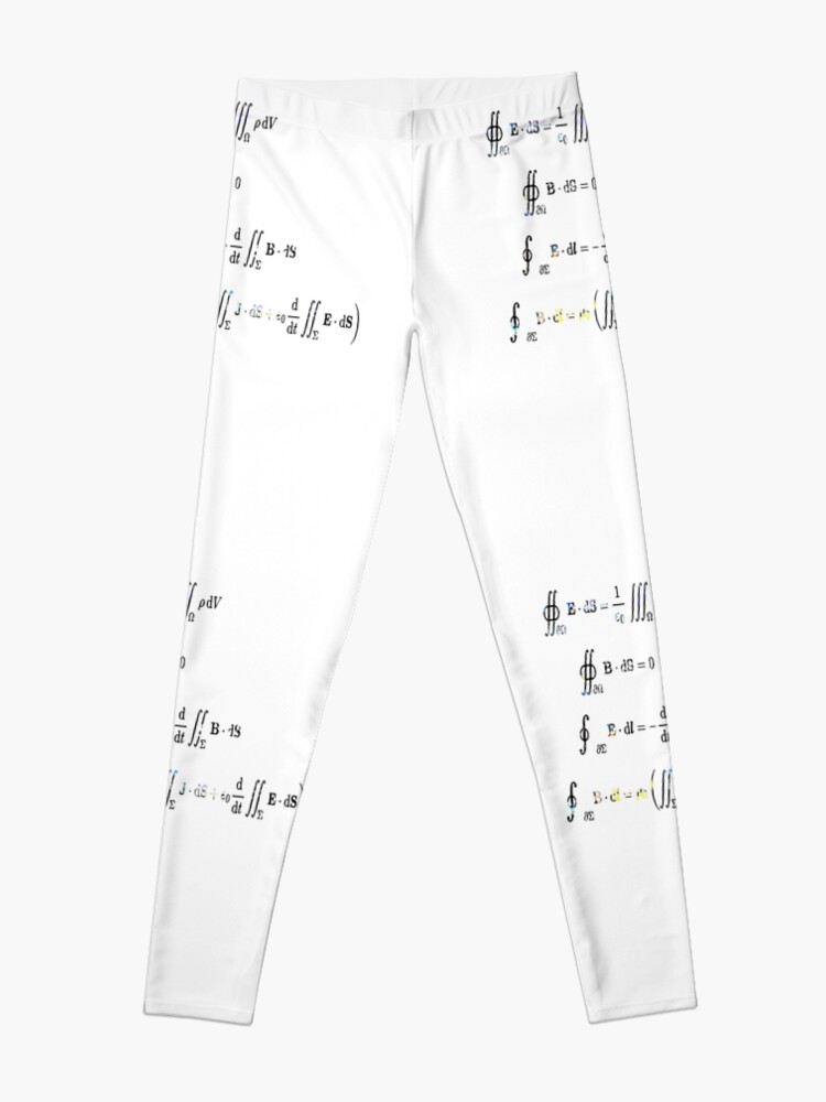 Alternate view of Maxwell's equations are partial differential equations that relate the electric and magnetic fields to each other and to the electric charges and currents Leggings
