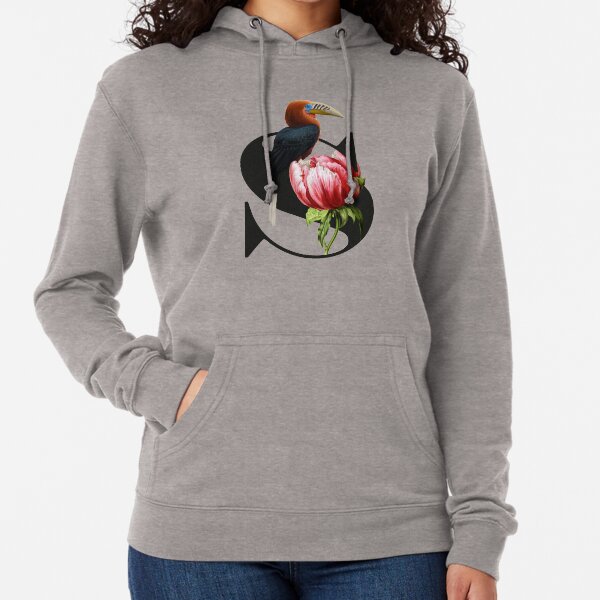 Botanical Alphabet S Leichter Hoodie