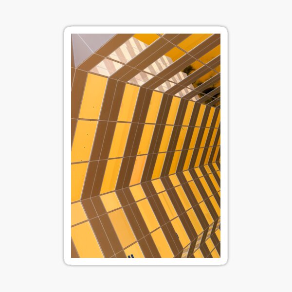 Gold and yellow Sticker