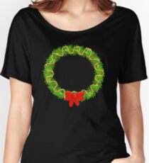 Holiday Wreath Women's Relaxed Fit T-Shirt