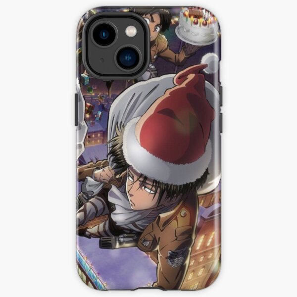 Attack on titan christmas Coque antichoc iPhone