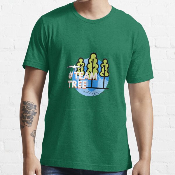 #TeamTrees Logo plant 20 Million Trees Essential T-Shirt