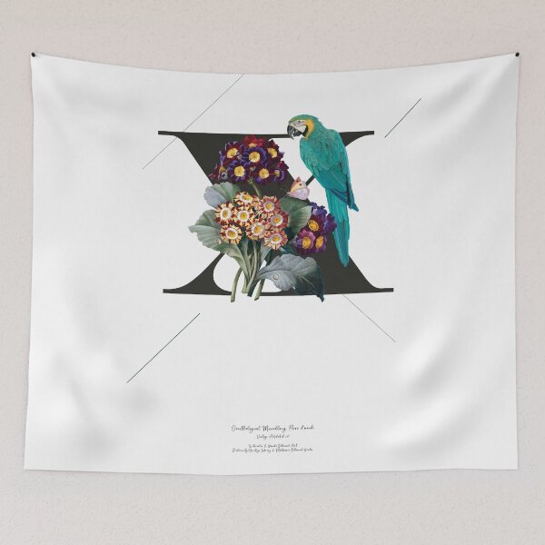 Item preview, Botanical alphabet X designed and sold by froileinjuno.