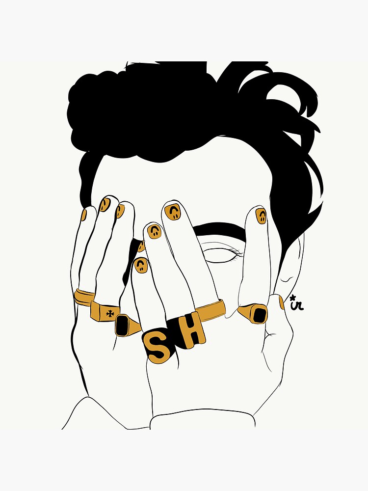 Harry Styles Sticker For Sale By Ineshastings Redbubble