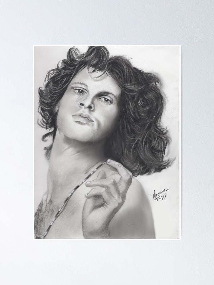 Alternate view of Jim Morrison Poster
