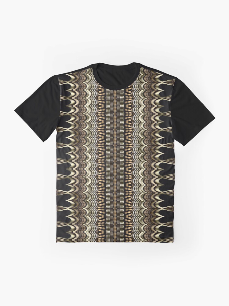Alternate view of Golden Crochet Graphic T-Shirt